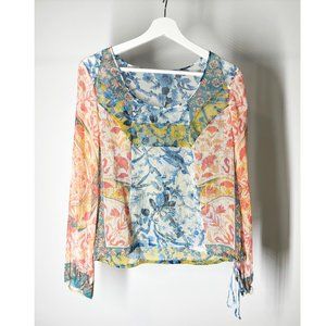 Colourful Sheer Blouse